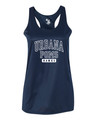 Urbana Hawks POMS VARSITY Tank Top Performance Racer Back Badger Polyester Many Colors Available YOUTH Sz S-XL NAVY