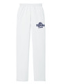 Urbana Hawks POMS Sweatpants Cotton OPEN BOTTOM with Pockets SIZE S-2XL  WHITE