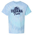 Urbana Hawks POMS T-shirt Cotton TIE DYE LAGOON YOUTH SZ S-L SIZING CHART