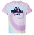Urbana Hawks POMS T-shirt Cotton TIE DYE JELLYBEAN YOUTH SZ S-L
