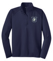 Urbana Hawks Half Zip Performance Stretch Sport Wick Polyester Spandex Pullover Many Colors Available NAVY