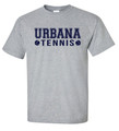 UHS URBANA TENNIS T-shirt Cotton SZ S-3XL  SPORT GREY