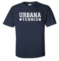 UHS URBANA TENNIS T-shirt Cotton SZ S-3XL  NAVY