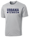 UHS Urbana TENNIS T-shirt Performance Posi Charge Competitor MANY COLORS Available SZ S-3XL SILVER