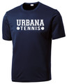UHS Urbana TENNIS T-shirt Performance Posi Charge Competitor MANY COLORS Available SZ S-3XL NAVY
