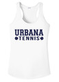 UHS Urbana TENNIS Tank Top Performance MANY COLORS Available LADIES SZ S-2XL WHITE