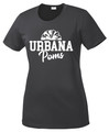 Urbana Hawks POMS T-shirt PERFORMANCE Many Colors Available Unisex LADIES Sz S-2XL IRON GREY