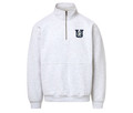 UHS URBANA HAWKS BOOSTERS Quarter Zip MV SPORT Vintage Qtr Zip Pullover with Pockets Sz S-3XL ASH