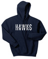 UHS Urbana Hawks BOOSTERS FONT DUO Cotton Hoodie Sweatshirt Many Colors Available SZ S-3XL