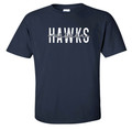 UHS Urbana Hawks BOOSTERS FONT DUO T-shirt Cotton YOUTH S-XL