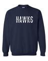 UHS Urbana Hawks BOOSTERS FONT DUO Cotton Crewneck Sweatshirt Size S-3XL