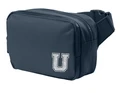 Urbana Hawks POMS GLITTER Crossbody Dual-Compartment Sling Bag NAVY