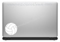 Volleyball Water Polo Sports Vinyl Decal Laptop Car Door Mirror Truck Vanity Boat WHITE