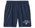 Urbana Hawks LACROSSE SHORTS SPORT TEK REPEAT with Pockets 7" Navy or Grey Colors Available SZ S-4XL