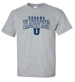 Urbana Hawks LACROSSE T-shirt Cotton Many Colors Available SZ S-4XL  SPORT GREY