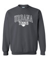 UHS Urbana Hawks TENNIS Cotton Crewneck Sweatshirt Many Colors Available CHARCOAL