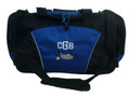 Tennis Racquet Ball Personalized Embroidered Duffel ROYAL BLUE Font Style CHICAGO