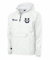 UHS Urbana Hawks Half Zip Pullover Nylon Jacket Charles River Personalization Available WHITE  with NAME PERSONALIZATION