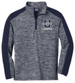 Urbana Hawks Qtr Zip Performance PosiCharge Electric Heather Pullover LACROSSE Many Colors Available YOUTH SZ S-XL TRUE NAVY