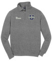 Urbana Hawks Qtr Zip Cotton Pullover Personalization Available Many Colors Available SZ S-4XL VINTAGE HEATHER NAME PERSONALIZED