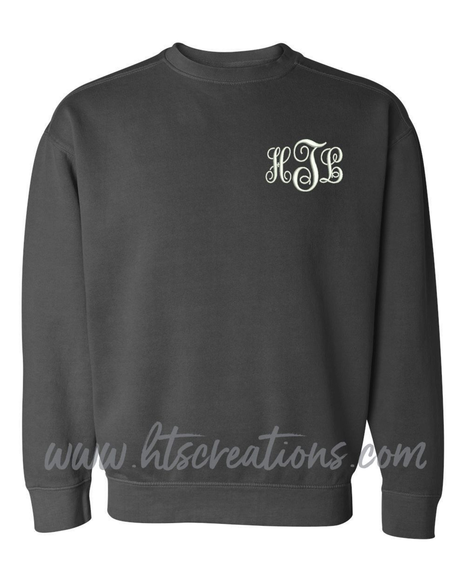 Embroidered Monogram Sweatshirt