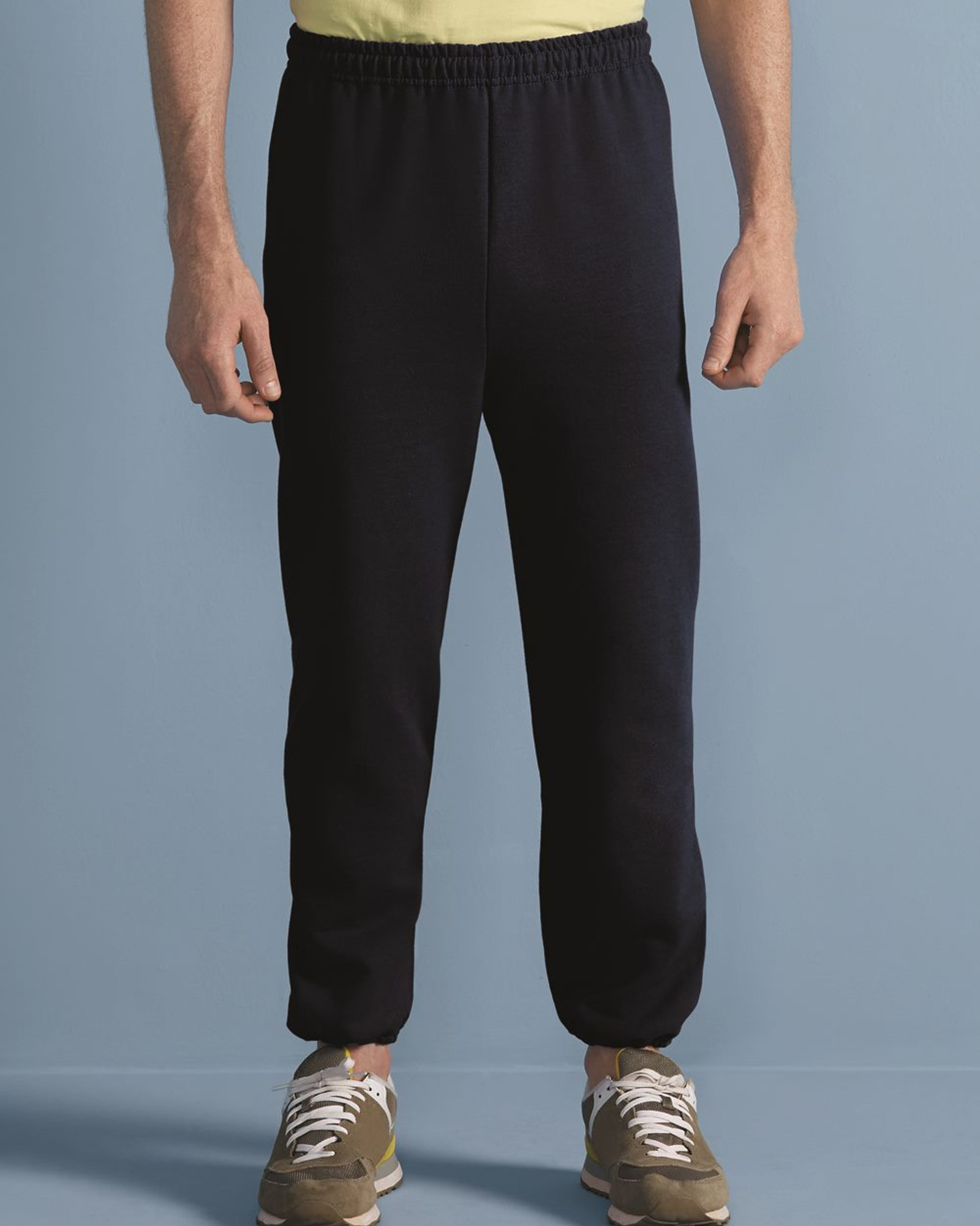 sweatpants with elastic cuffs