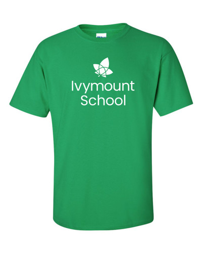 IVYMOUNT SCHOOL T-shirt Cotton Many Colors Available YOUTH SZ S-XL-IRSH GREEN WHITE PRINT