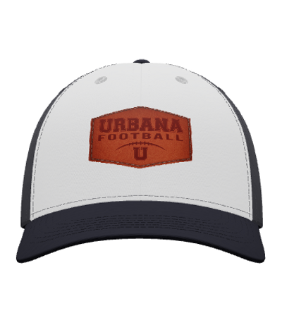 UHS Urbana Hawks FOOTBALL Leather Patch LIGHTWEIGHT Vintage Buckle Strap Adjustable Baseball Cap