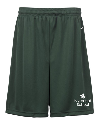 IVYMOUNT SCHOOL Badger Shorts Performance 7"with Pockets Many Colors Available SZ S-4XL FOREST