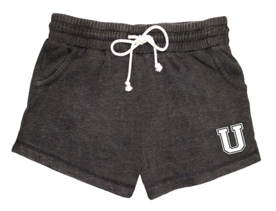 URBANA HAWKS POMS U Shorts Enzyme-Washed Rally LADIES Many Colors Available SZ XS-2XL  CHARCOAL