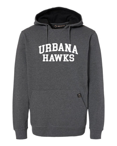 Urbana Hawks LACROSSE Woodland Fleece Hoodie HEAVYWEIGHT Sweatshirt DRI DUCK Many Colors Available Sz S-5XL DK OXFORD