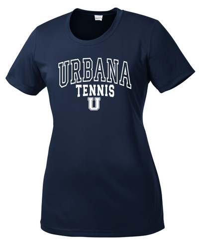 UHS Urbana TENNIS T-shirt Performance Posi Charge Competitor MANY COLORS Available SZ S-2XL LADIES NAVY