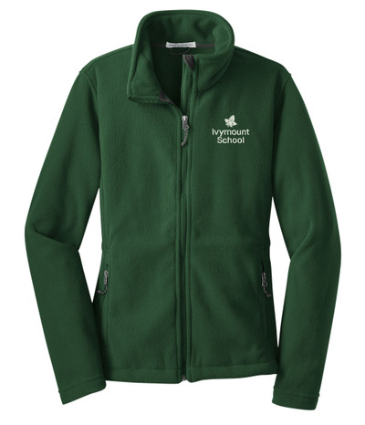 IVYMOUNT SCHOOL FLEECE Jacket PORT AUTHORITY Many Colors Available LADIES SZ XS-3XL FOREST GREEN