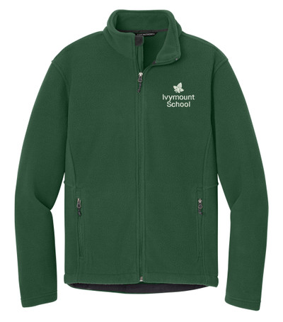 IVYMOUNT SCHOOL FLEECE Jacket PORT AUTHORITY Many Colors Available SZ S-4XL FOREST GREEN