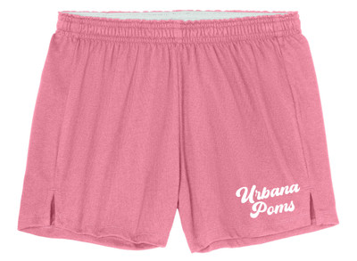URBANA HAWKS POMS Shorts Squad Cotton LADIES PINK SZ XS-3XL