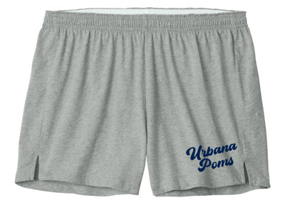 URBANA HAWKS POMS Shorts Squad Cotton YOUTH  Many Colors Available SZ S-XL HEATHER GREY