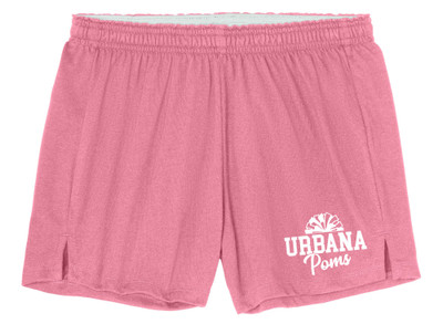 URBANA HAWKS POMS Shorts Squad Cotton LADIES PINK SZ S-2XL