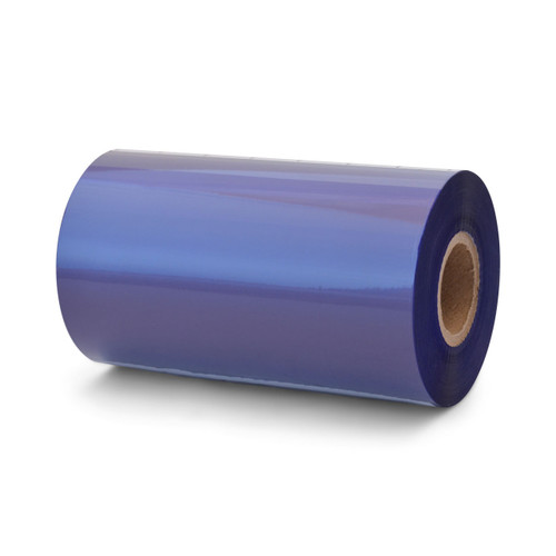 4" x 984' TR3022 Wax Ribbon (Blue) (Case) - 18103955