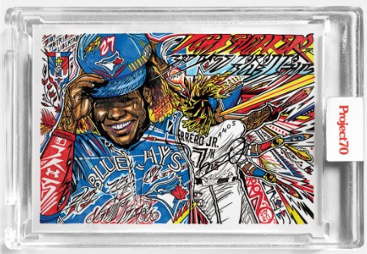 Topps Project 70 Vladimir Guerrero Jr. #606 by Mister Cartoon (PRE