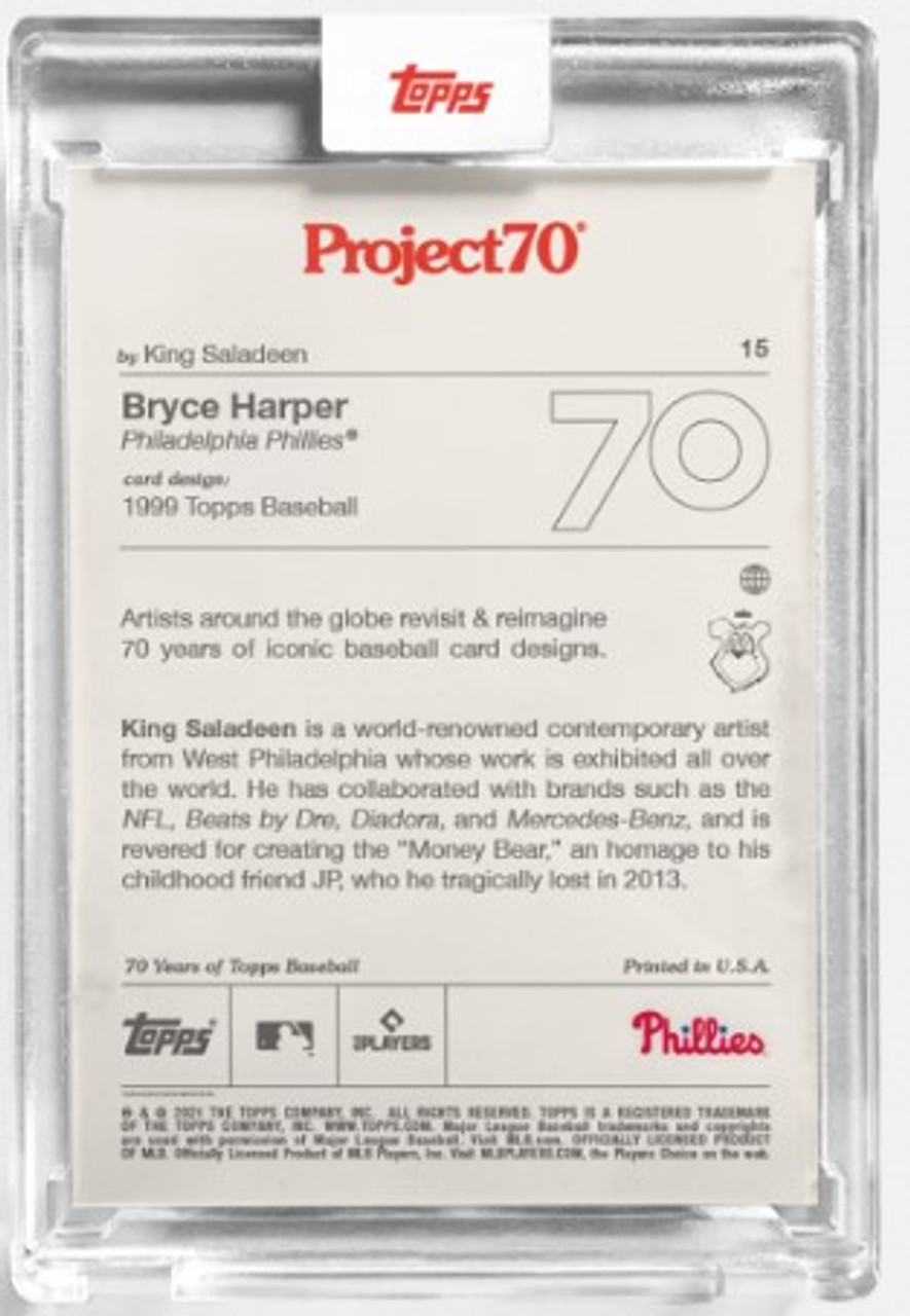 Topps Project 70 Bryce Harper #15 by King Saladeen (PRE-SALE