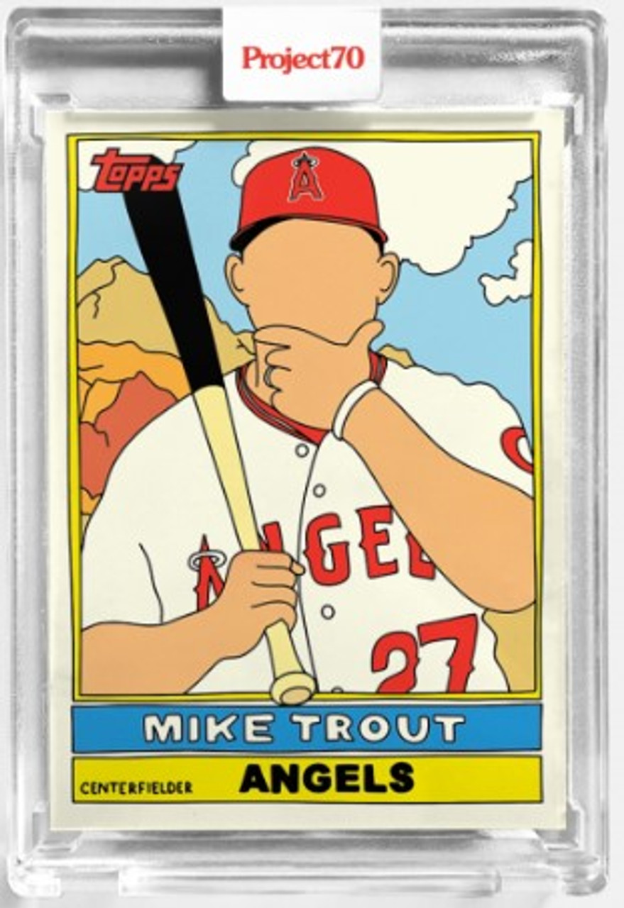 【銀座通販】マイク・トラウト Topps Project70 Mike Trout by Tyson Beck On-Card Auto #747-A 直筆サイン 70枚限定 (検 大谷翔平 MVP エンジェルス その他