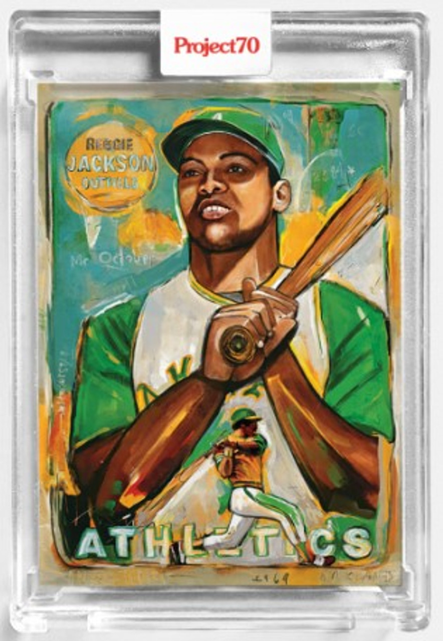Topps Project 70 Reggie Jackson #38 by Andrew Thiele (PRE-SALE) - Wheeler  Collection