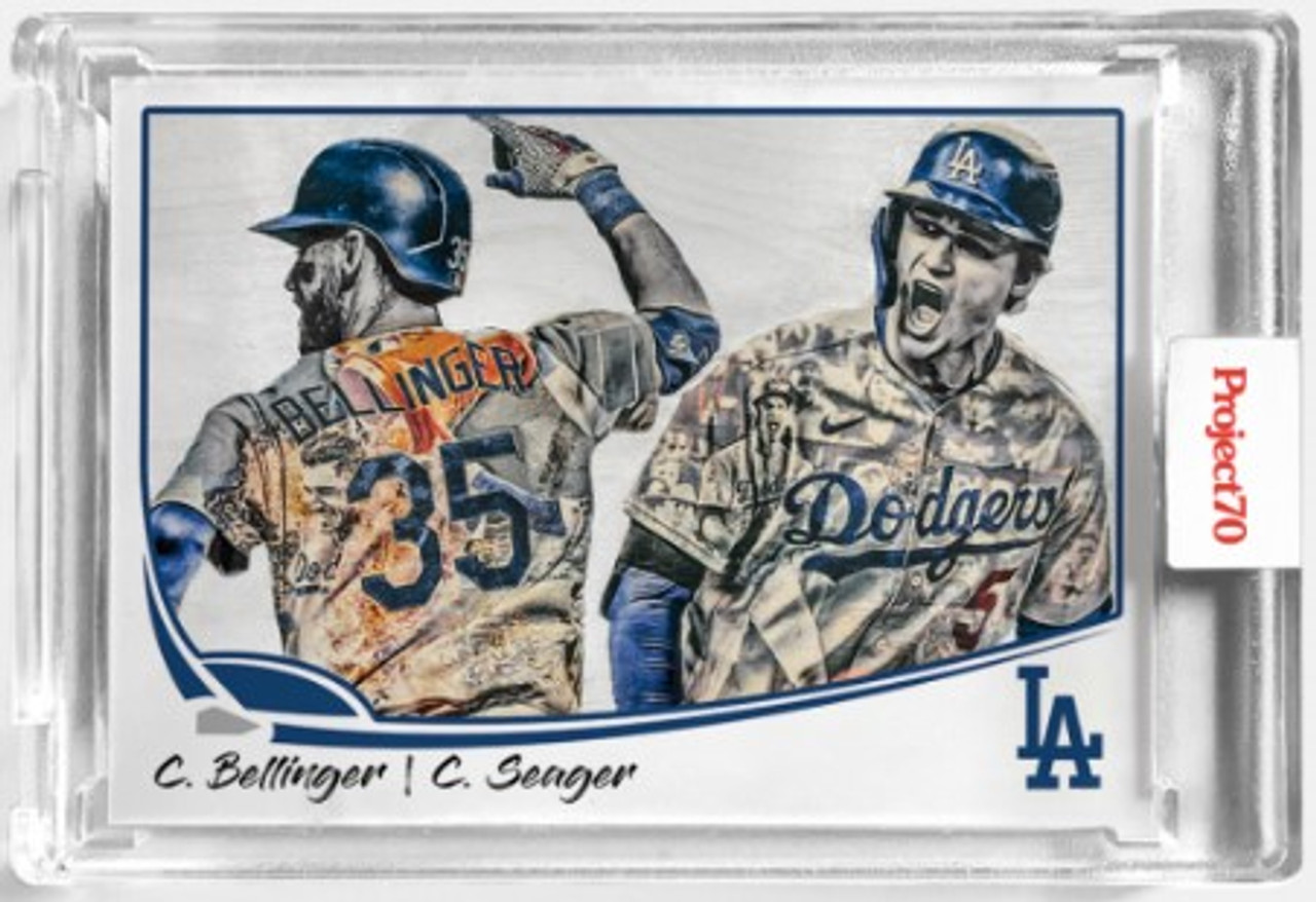 Topps Project 70 Corey Seager / Cody Bellinger #104 by Lauren