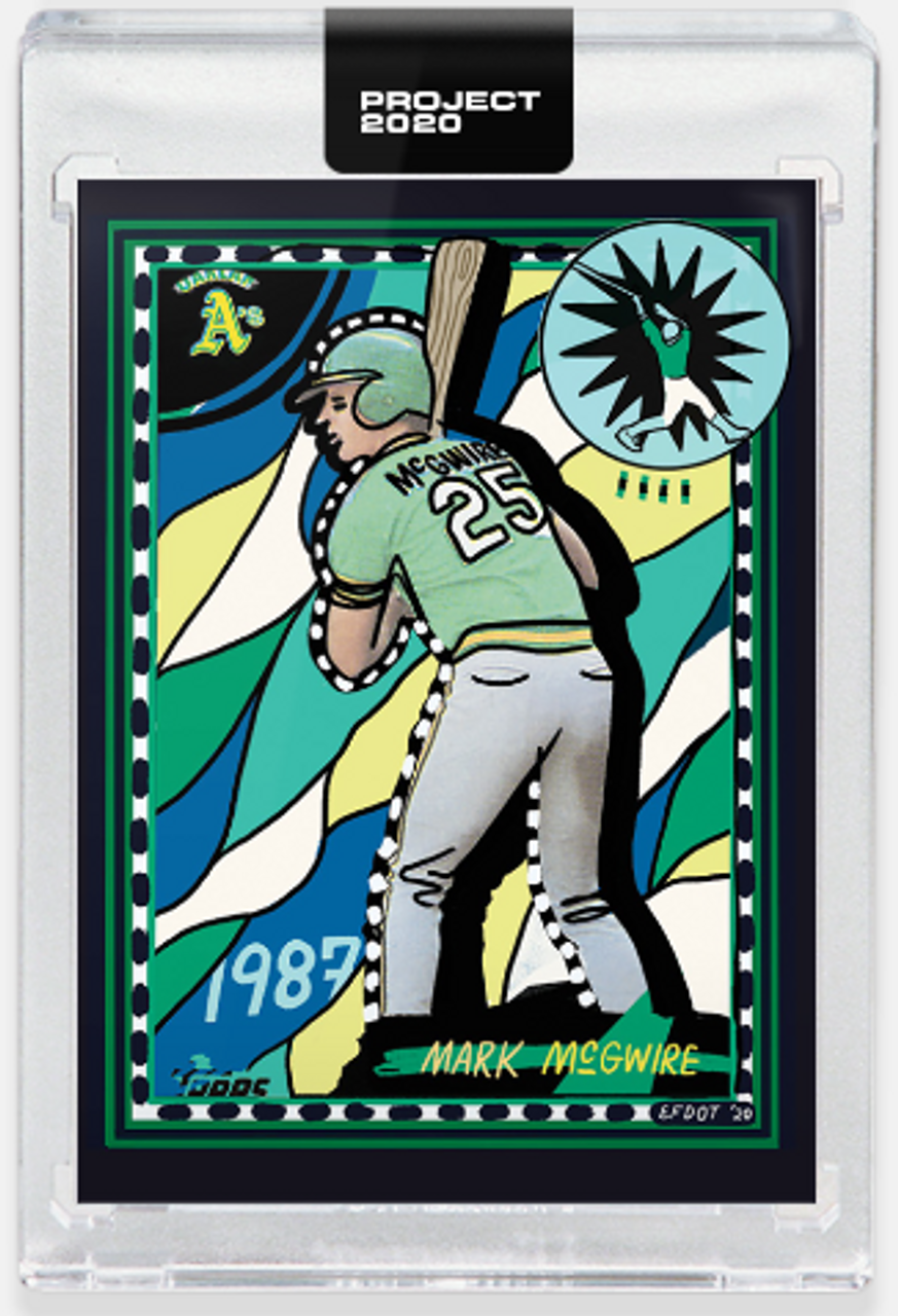 Topps Project 2020 #134 Mark McGwire Athletics 1987 Card by Fucci