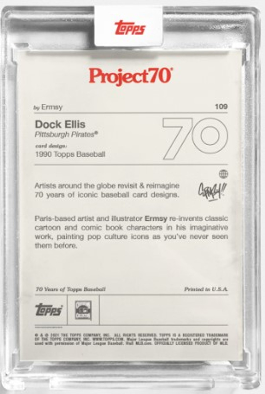 Topps Project 70 Dock Ellis #210 by Naturel (PRE-SALE) - Wheeler Collection