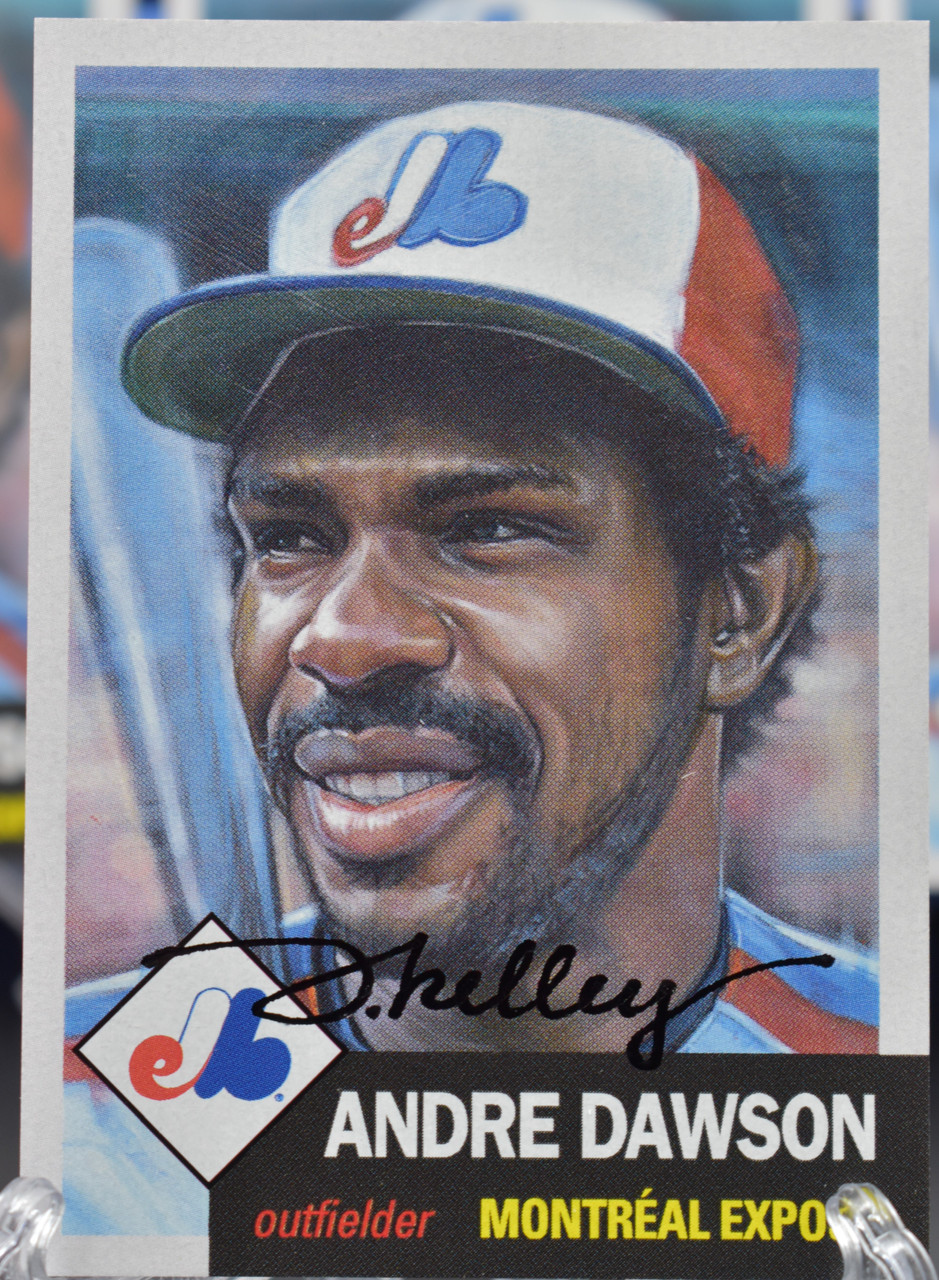 Jared Kelley autographed Andre Dawson Living Set Card (IN-HAND)