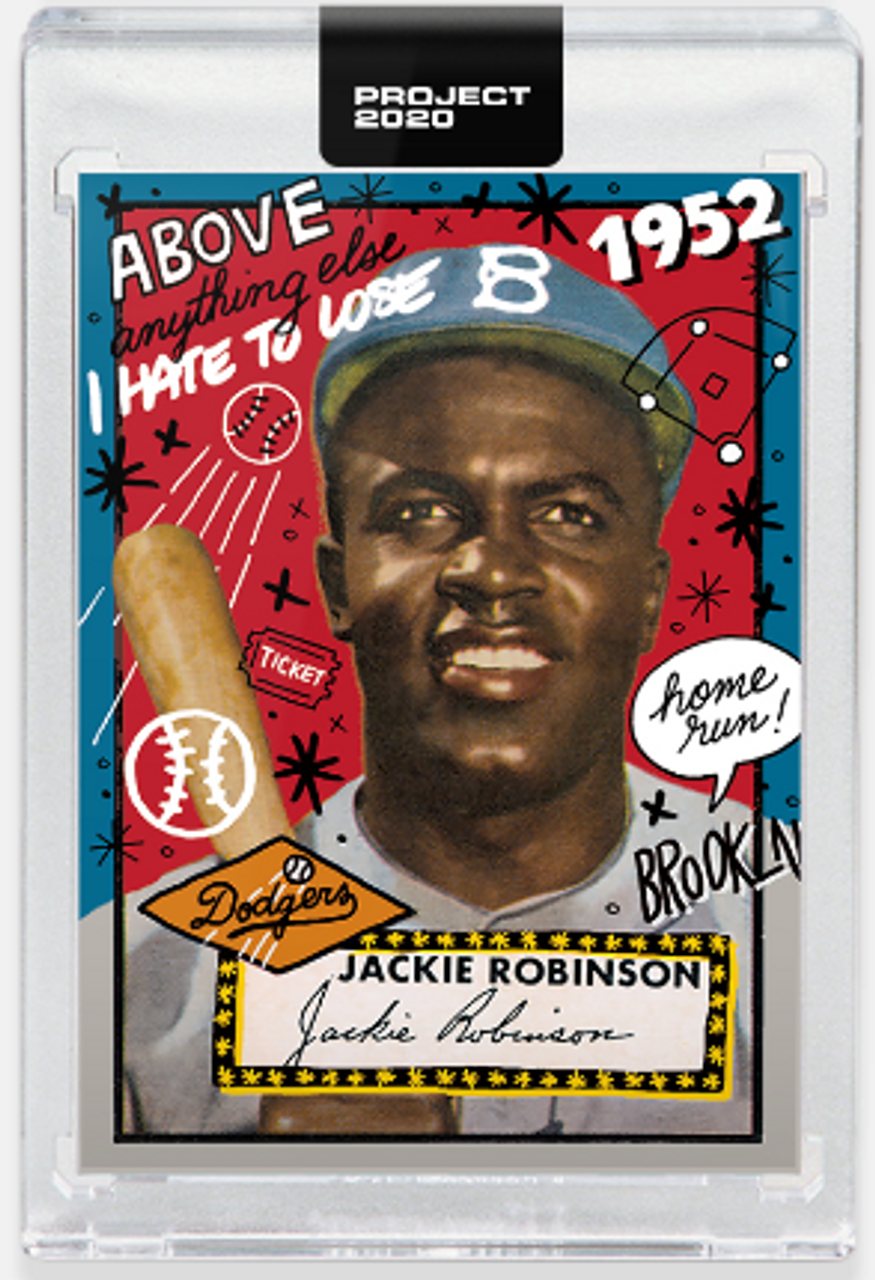 Topps Project 2020 Jackie Robinson #31 by Sophia Chang - Print Run: 2741  (IN HAND)