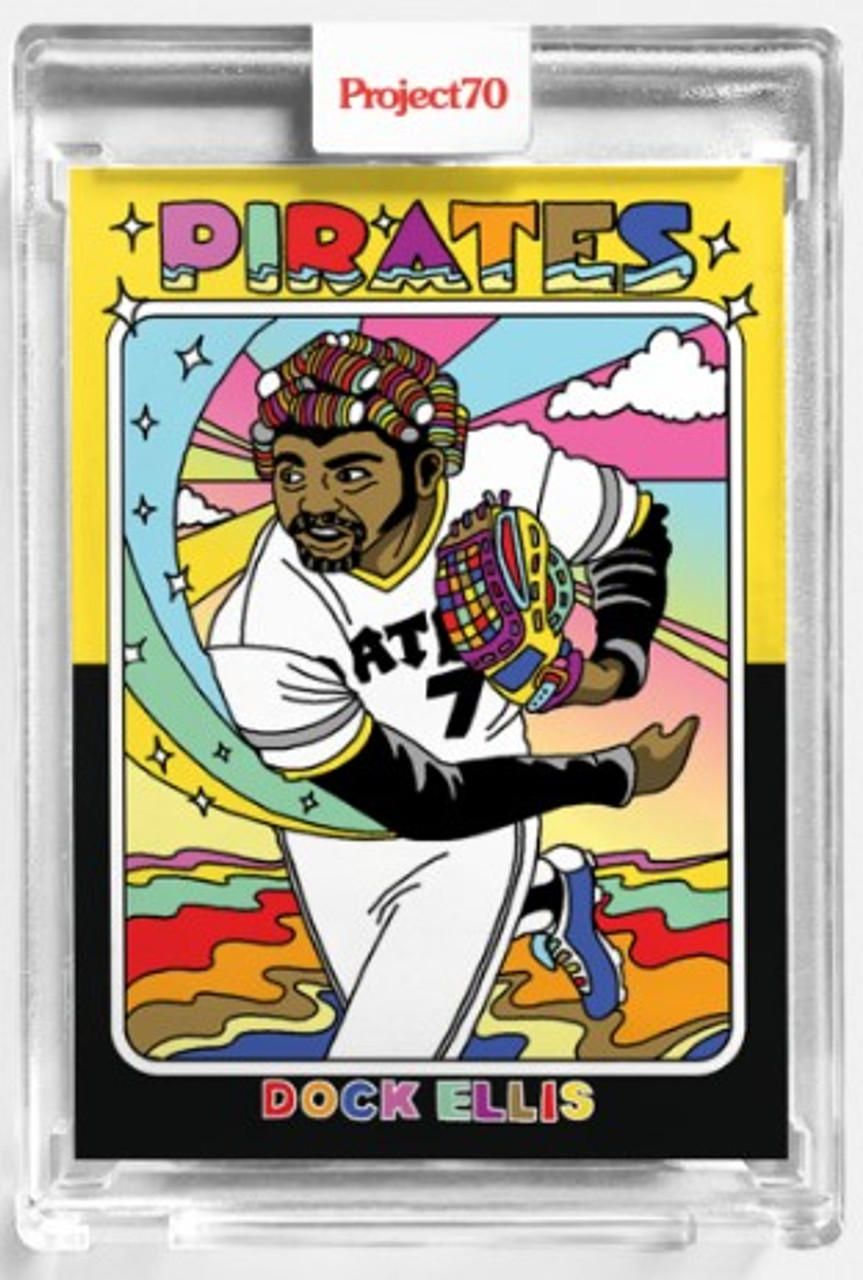 Dock Ellis - Baseball Card Sticker – The CREAM Shop