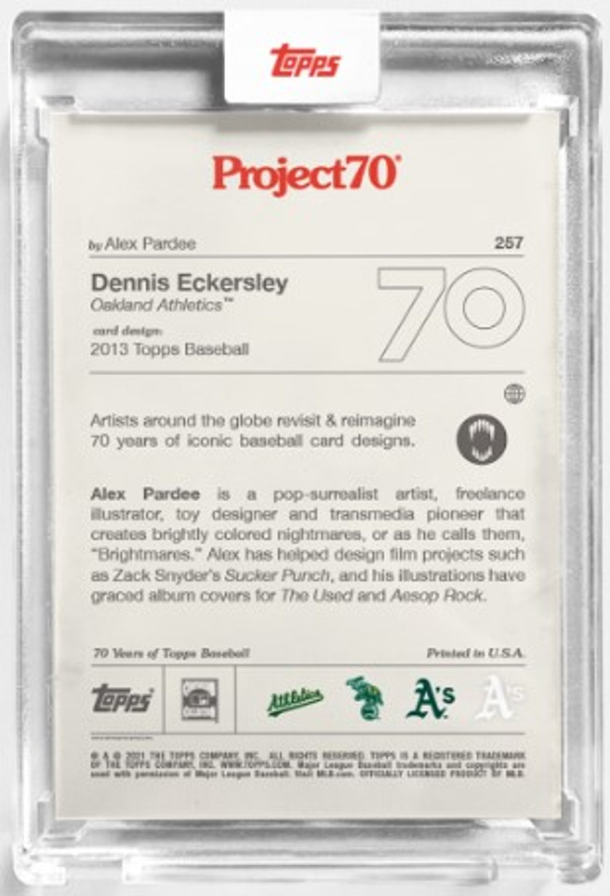 Topps Project70® Card 812 - Rickey Henderson by Alex Pardee - PR: 5867