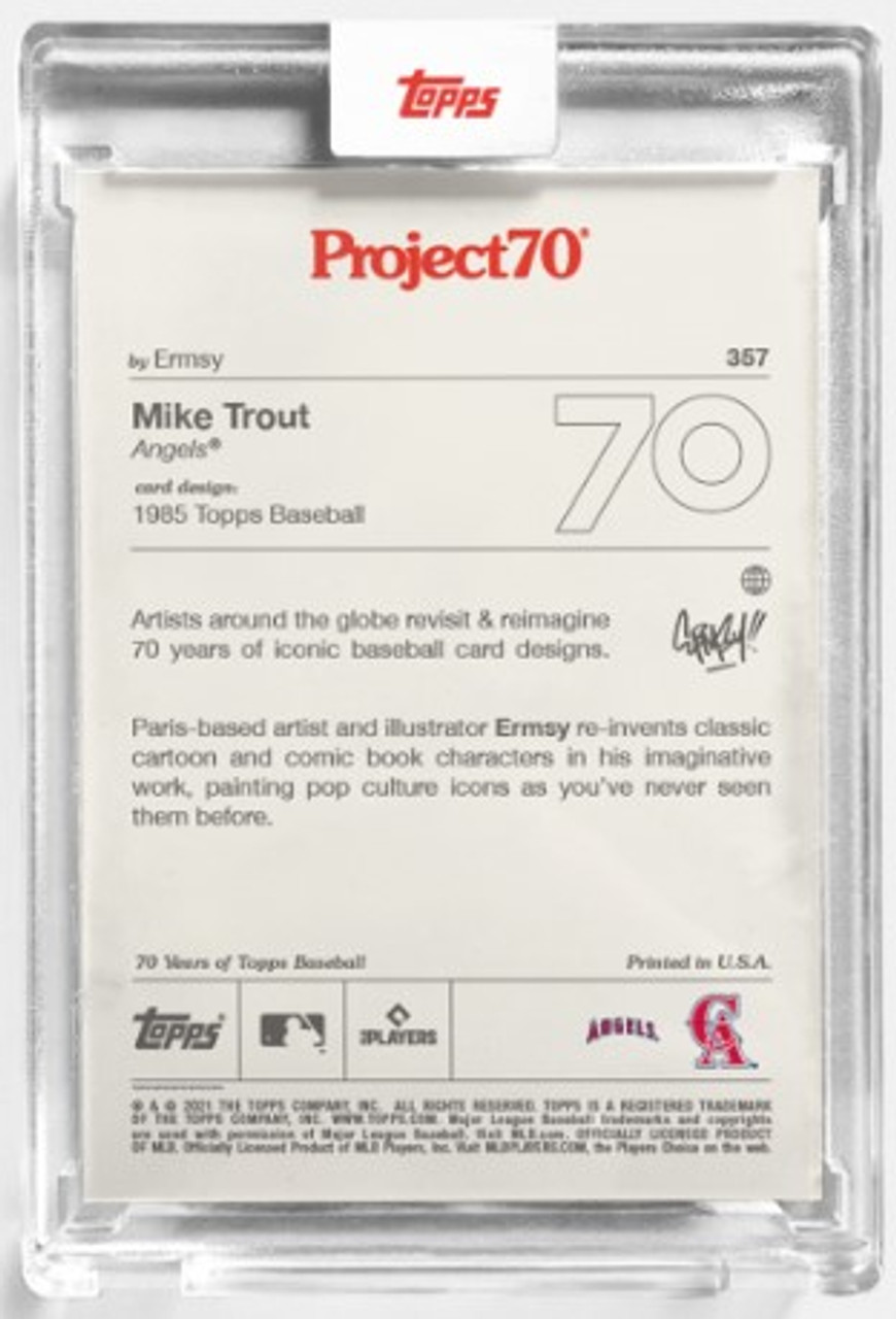 Topps Project 70 Mike Trout #357 by Ermsy (PRE-SALE) - Wheeler